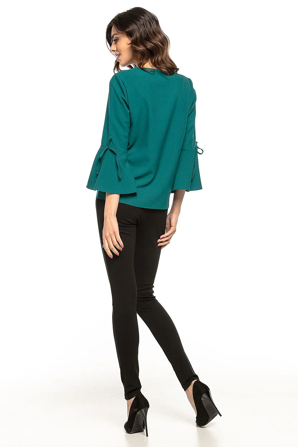 Frill Sleeve Elegant Blouse