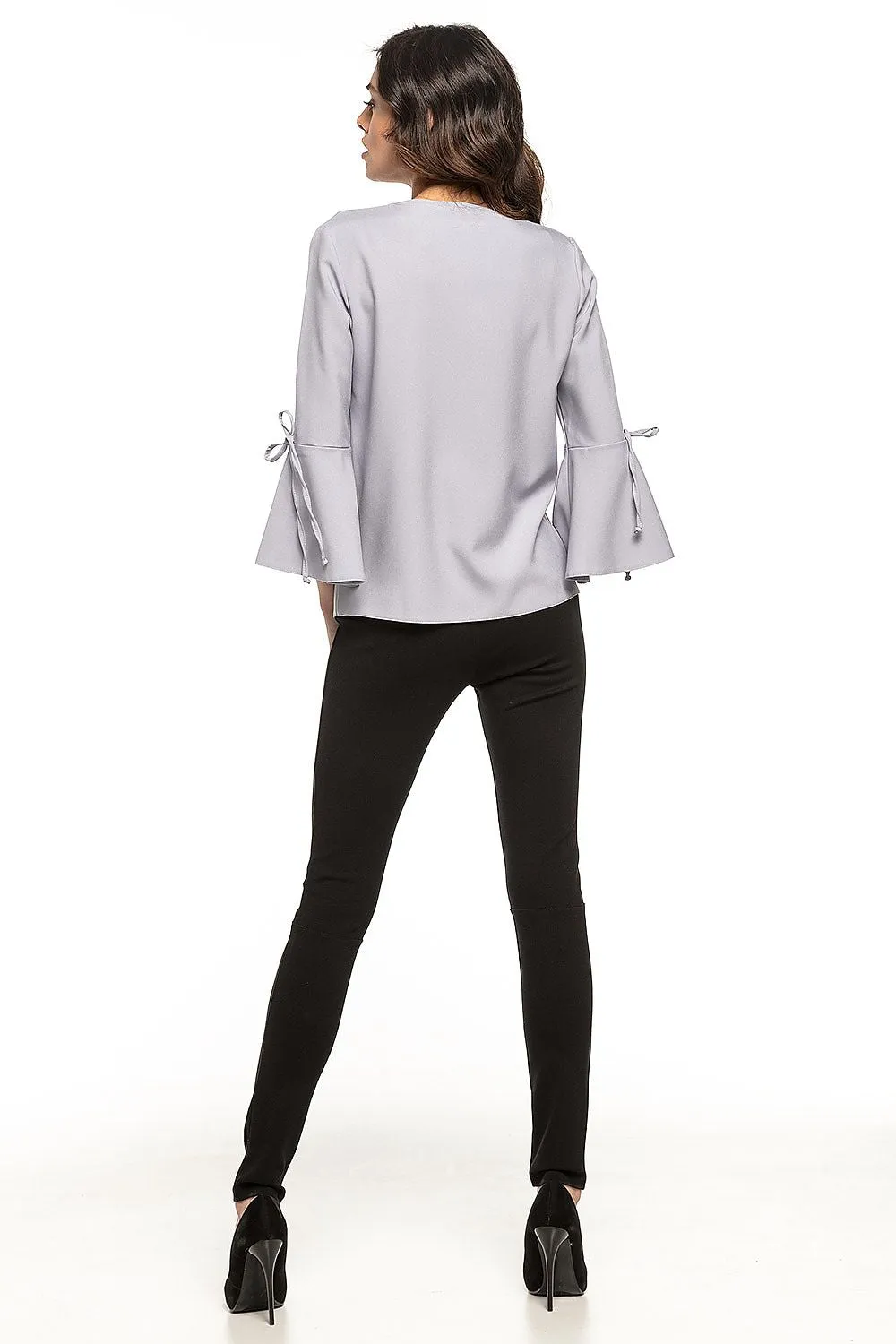 Frill Sleeve Elegant Blouse