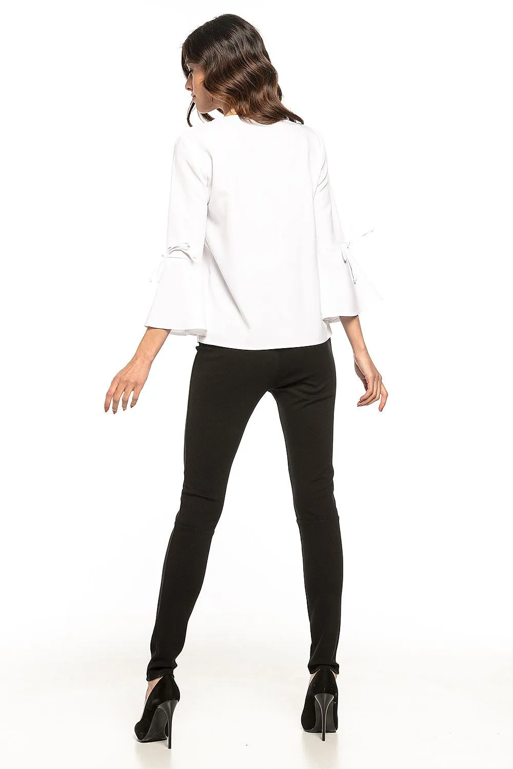 Frill Sleeve Elegant Blouse