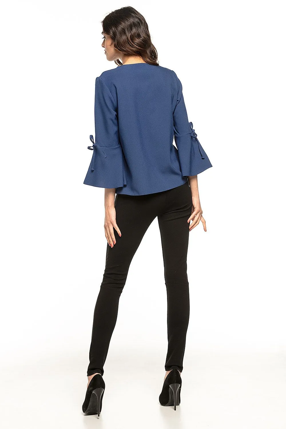 Frill Sleeve Elegant Blouse