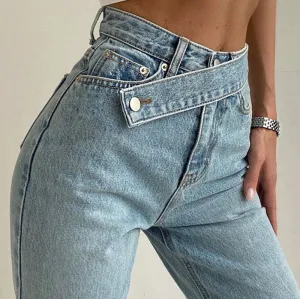 Giorgia - Elegant high-waisted jeans