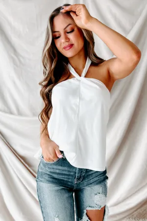 Give Me Class Halter Neck Tank (Off White)