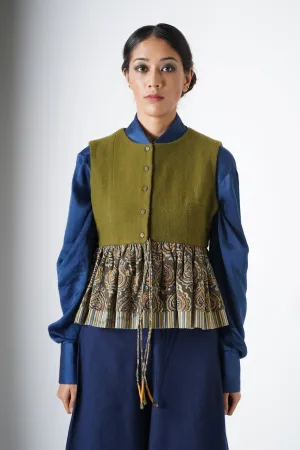Gujju Jacket - olive green women