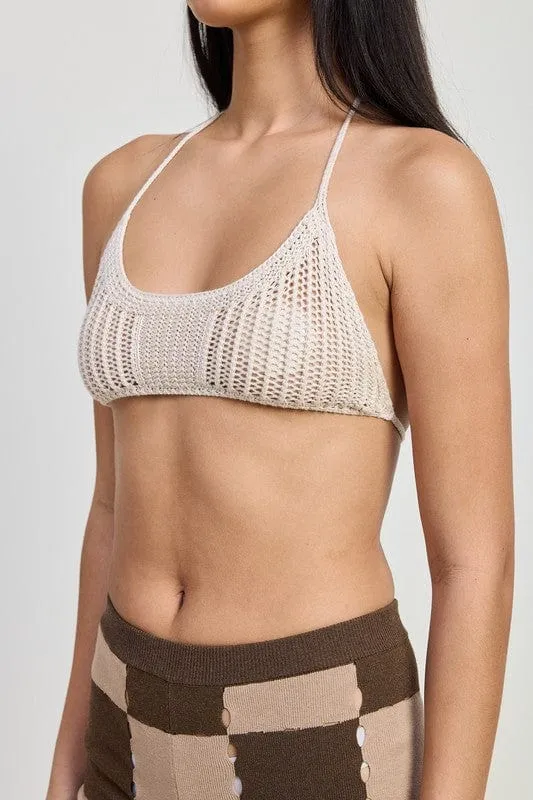 ❤️GYPSY FOX-Emory Park-CROCHET OPEN BACK BRALETTE