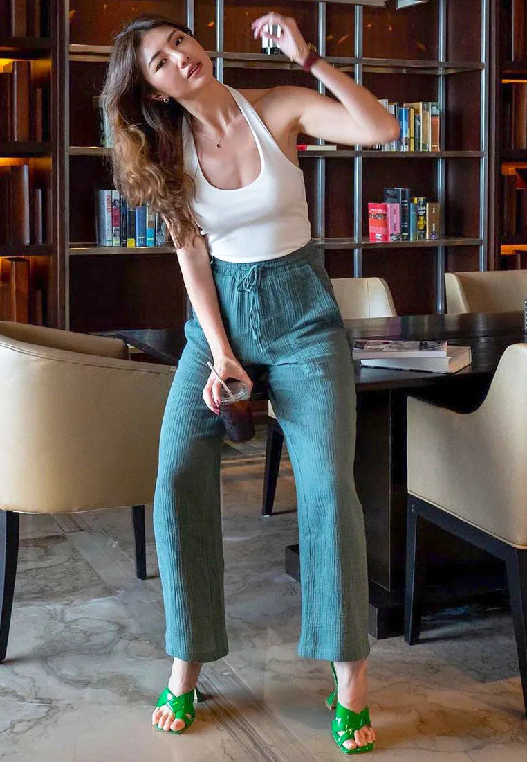 Halter Neck Knitted Top By Ruw