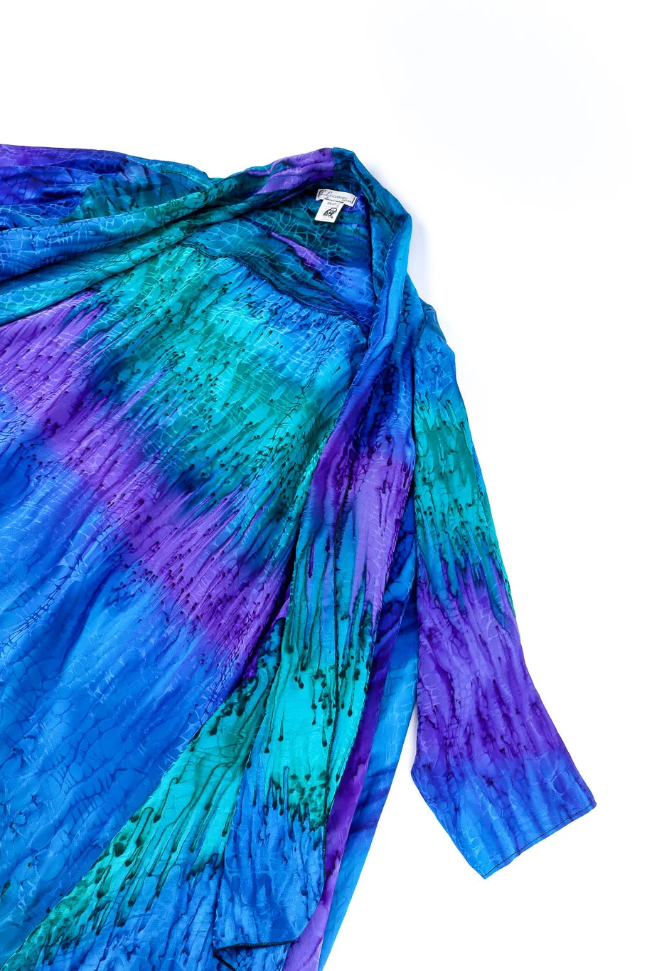 Hand Painted Silk Kimono Duster