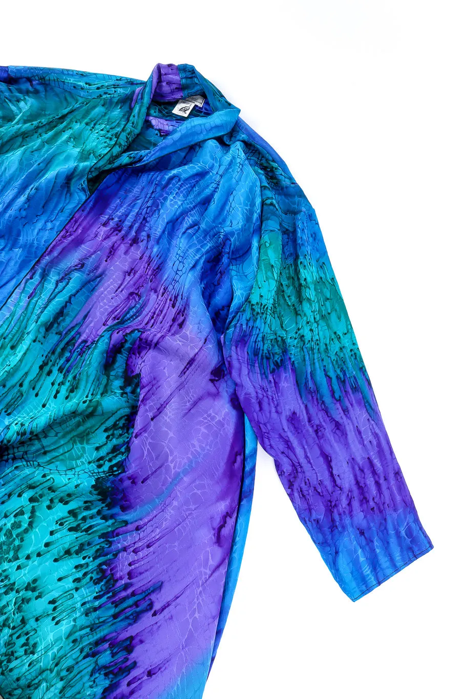 Hand Painted Silk Kimono Duster