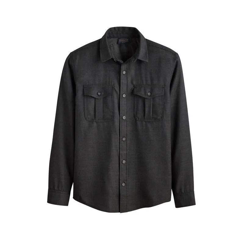 Harrison Merino Shirt Black