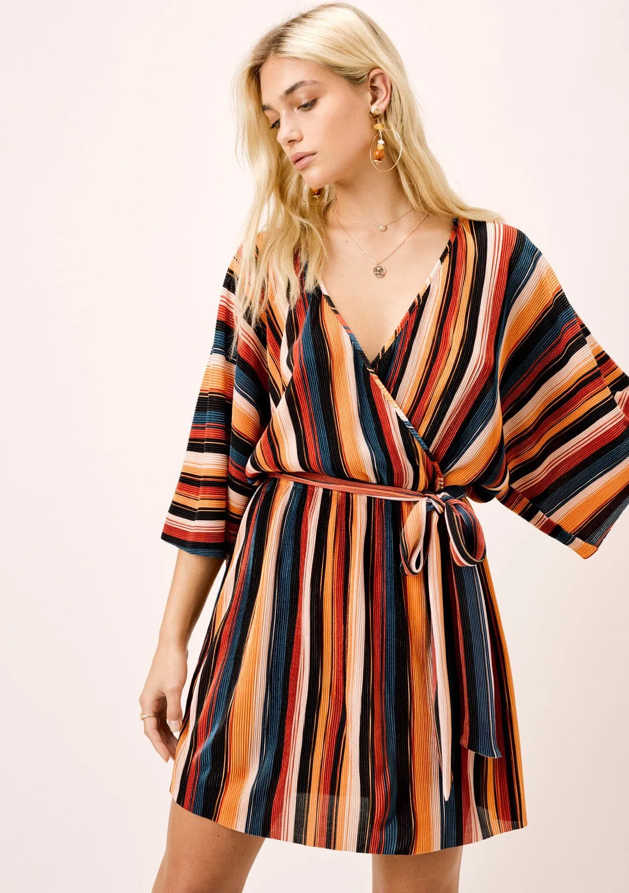 Haven Striped Mini Dress