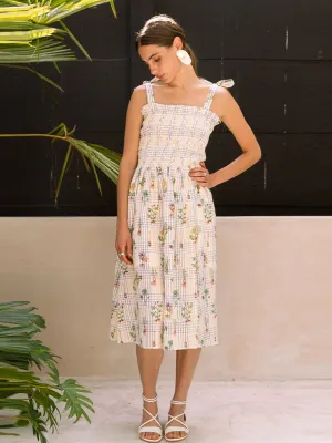 Healing Herbs Smocking Dress