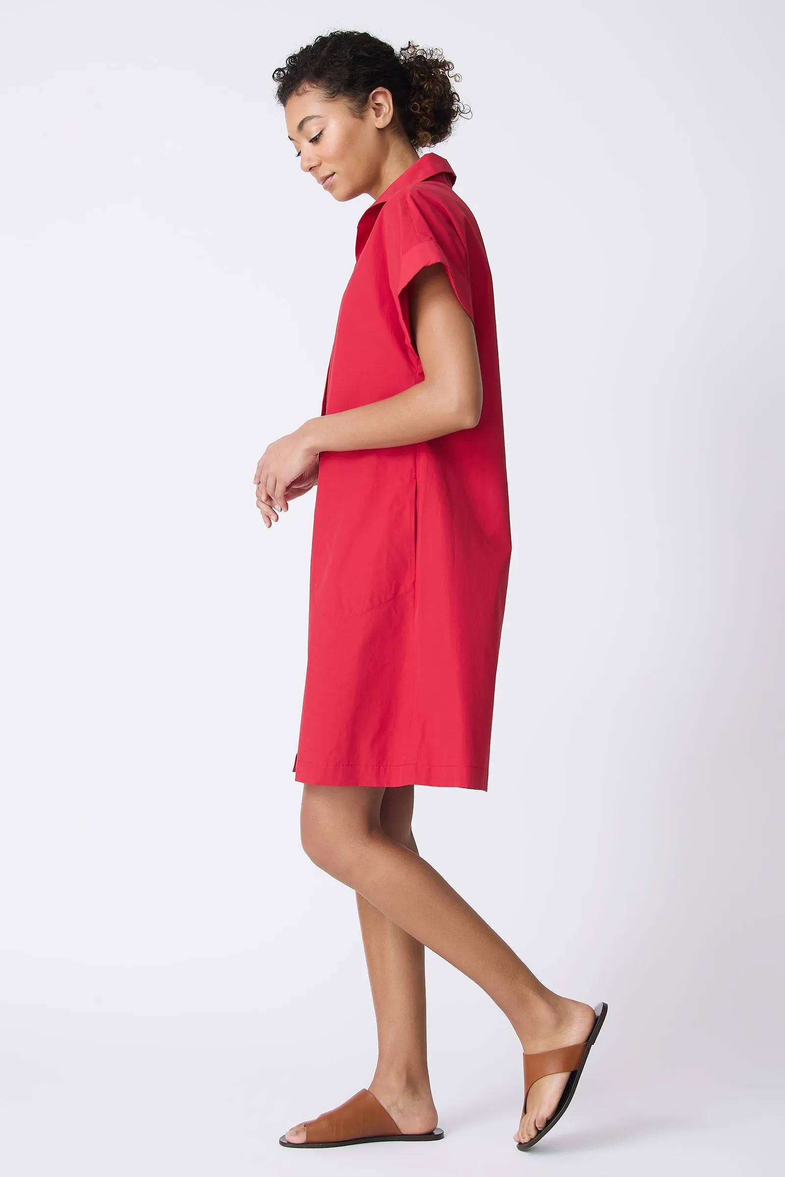 Holly Kimono Dress - Red