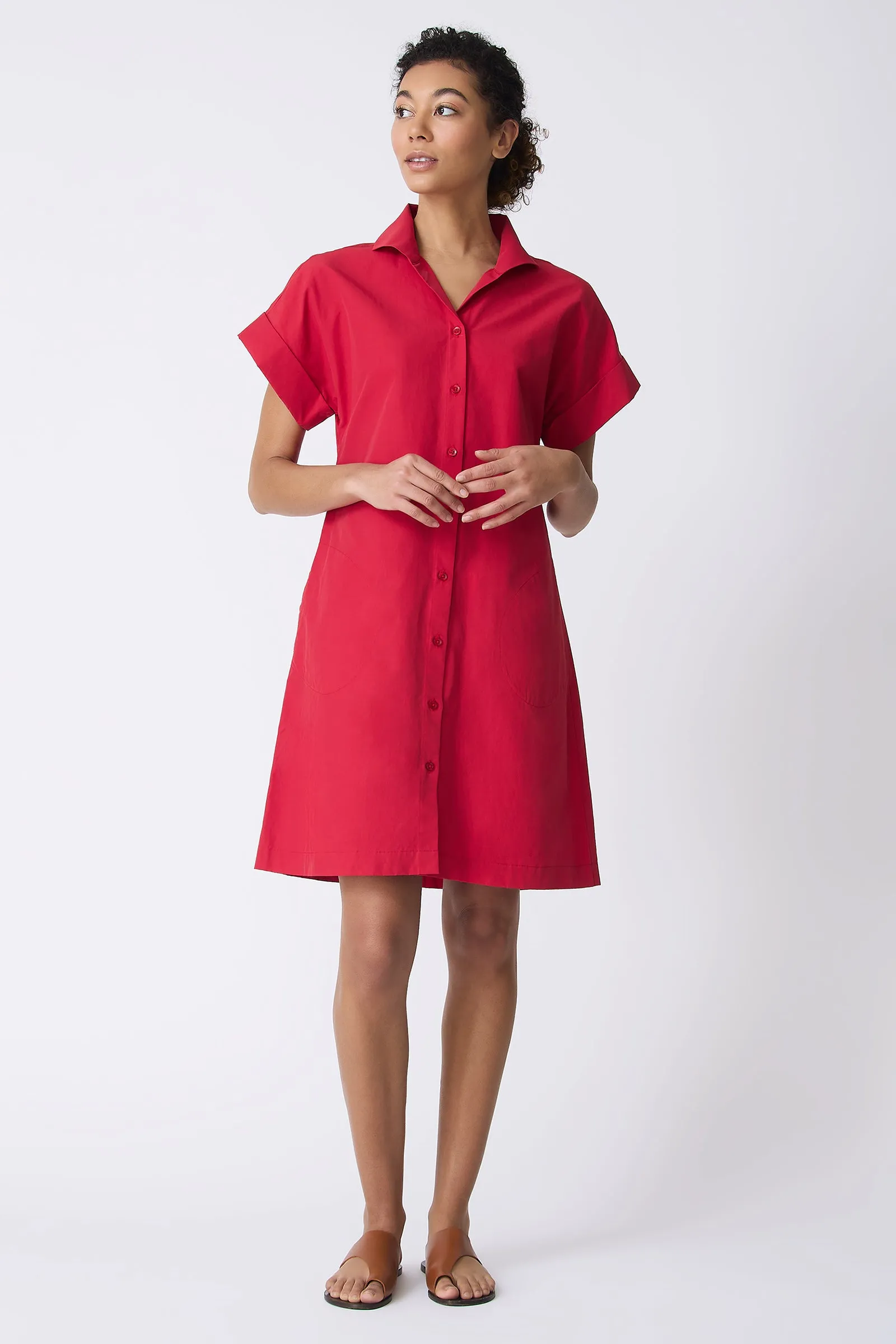 Holly Kimono Dress - Red