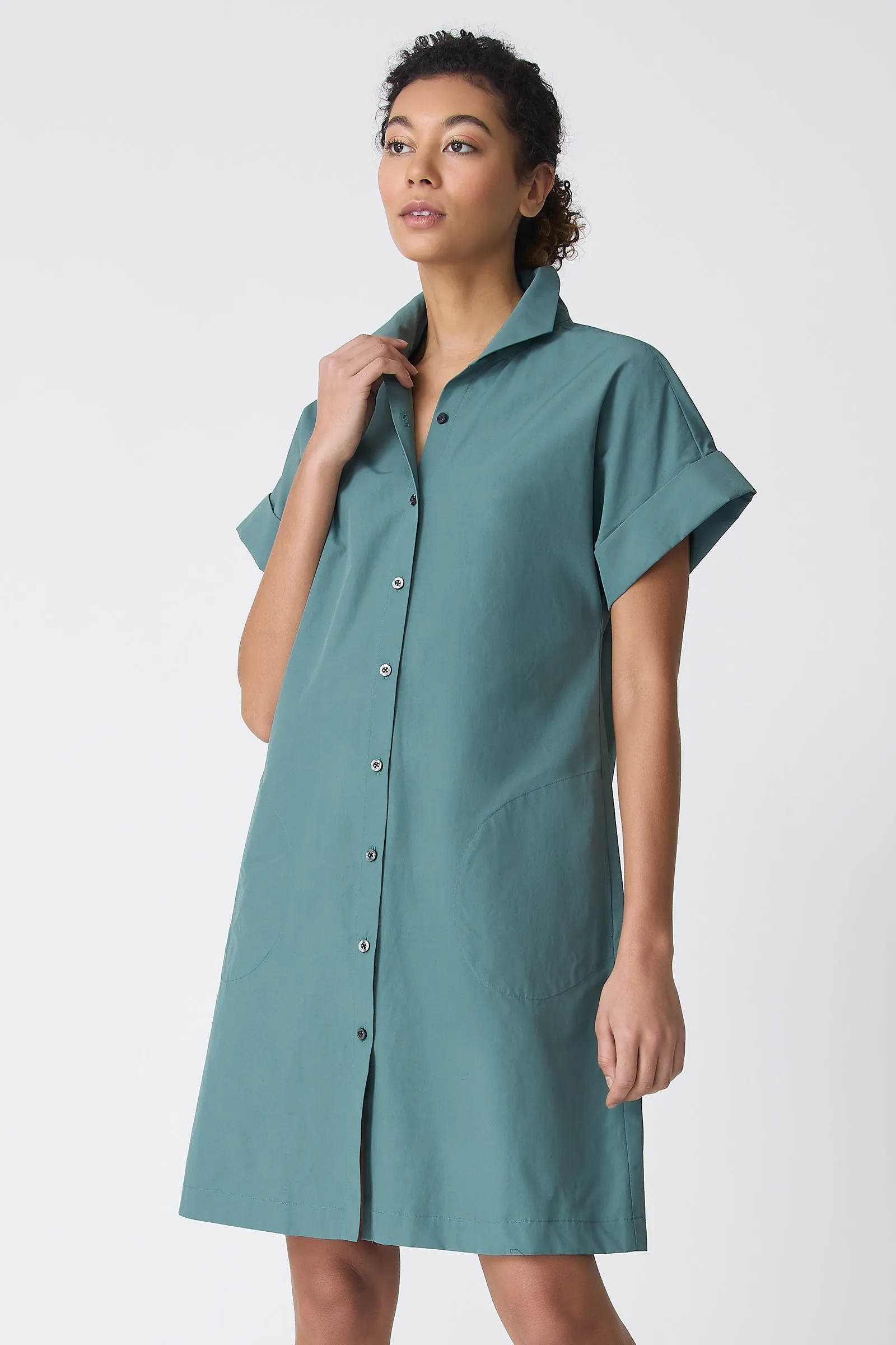 Holly Kimono Dress - Sage