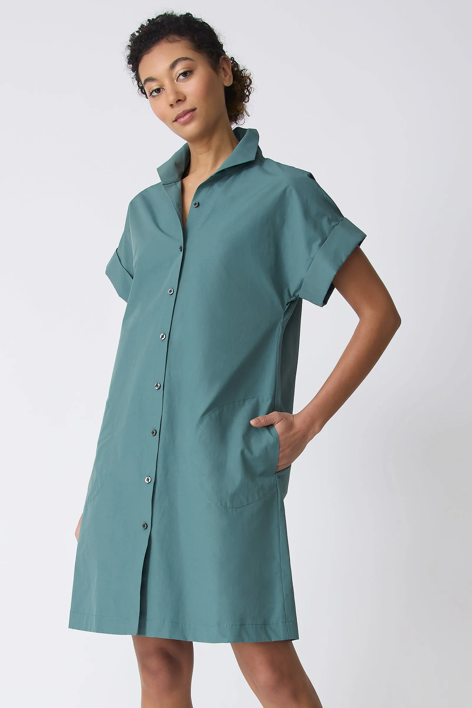 Holly Kimono Dress - Sage