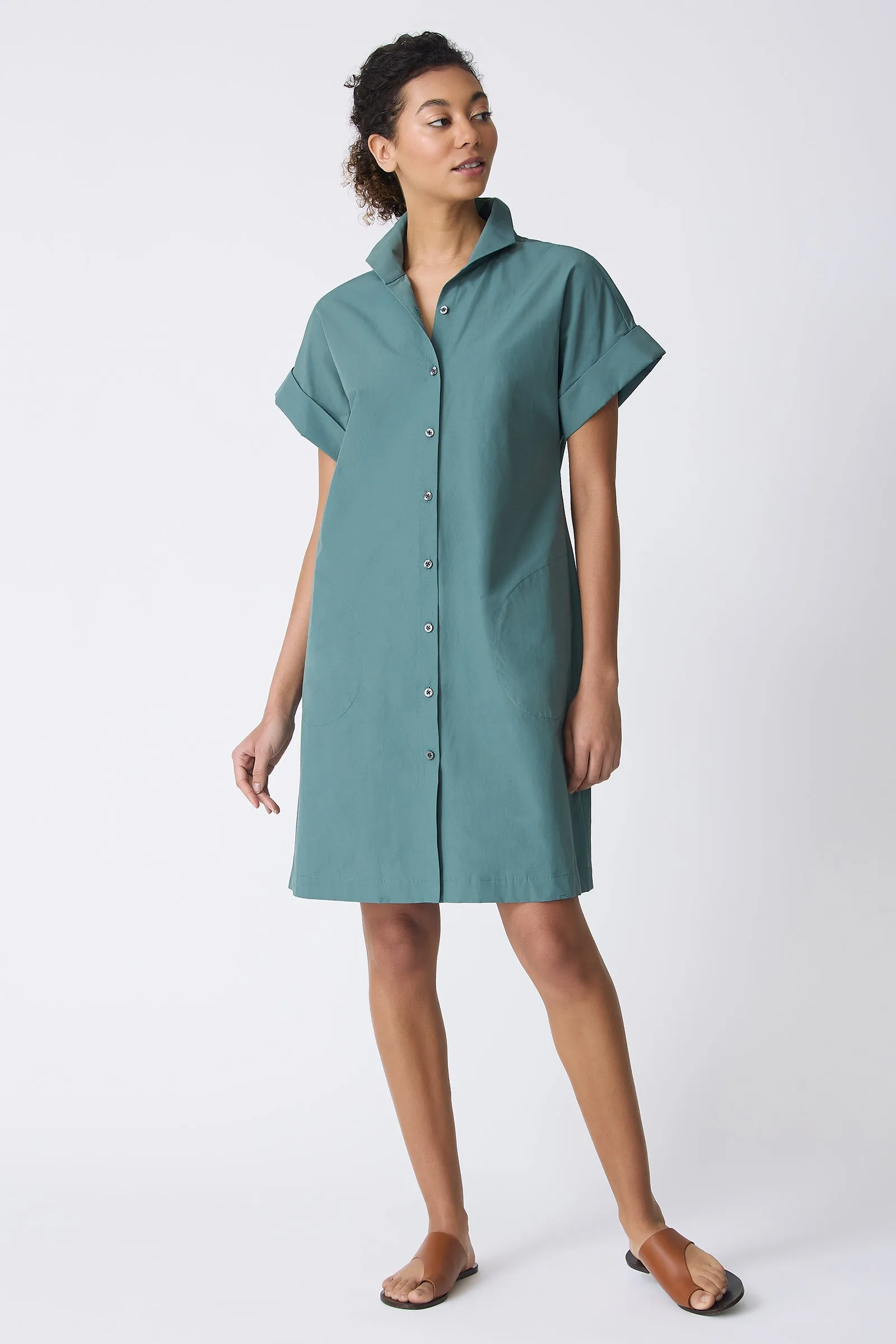 Holly Kimono Dress - Sage