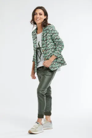 ITALIAN STAR Jacquard Lucille Jacket - Mint