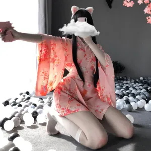 Japanese floral kimono KF81966