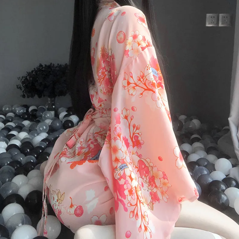 Japanese floral kimono KF81966