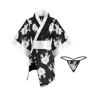 Japanese flower kimono KF81956