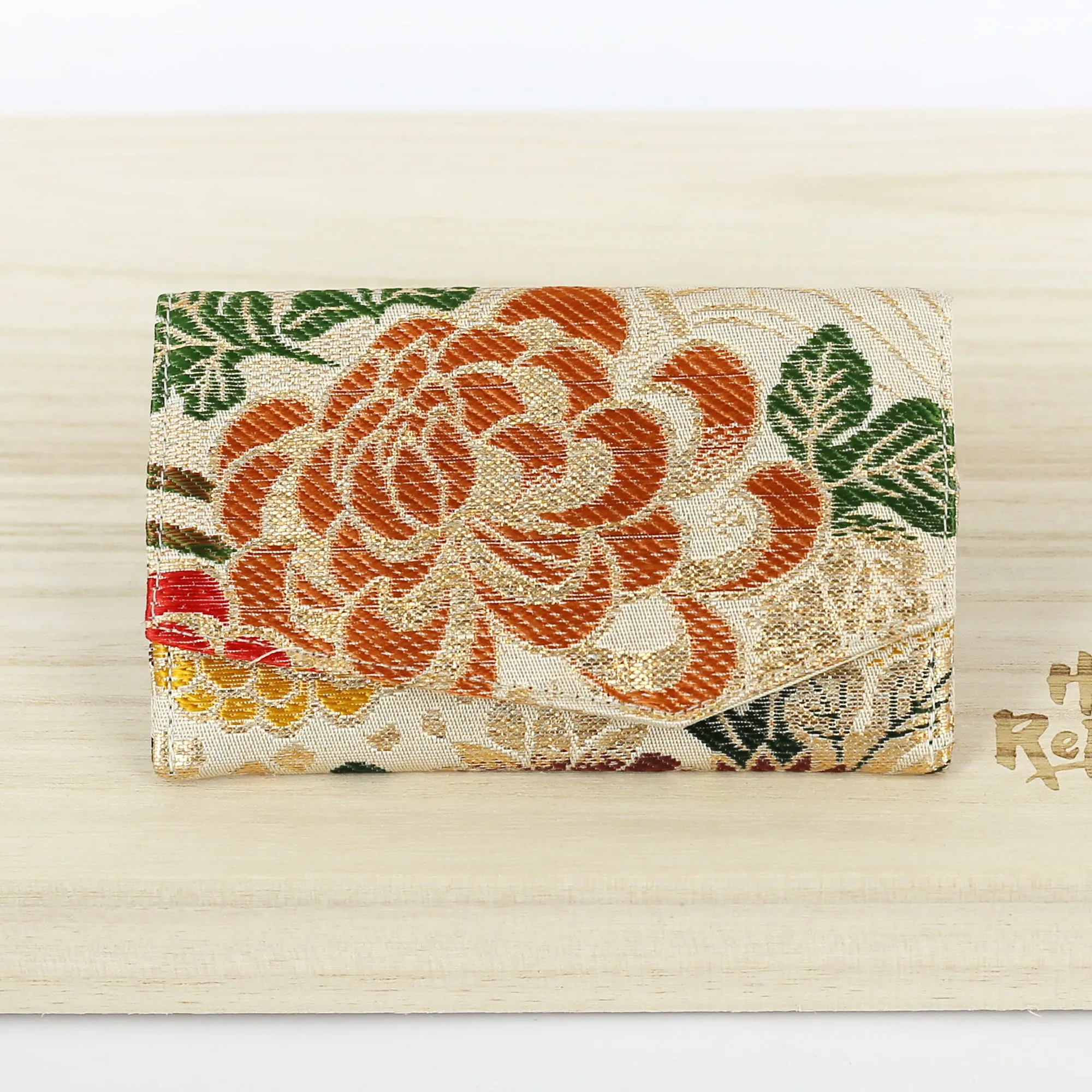 Japanese Kimono Business Card Holder | Upcycled from vintage textiles