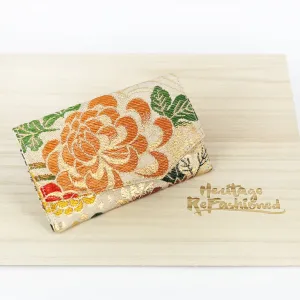 Japanese Kimono Business Card Holder | Upcycled from vintage textiles