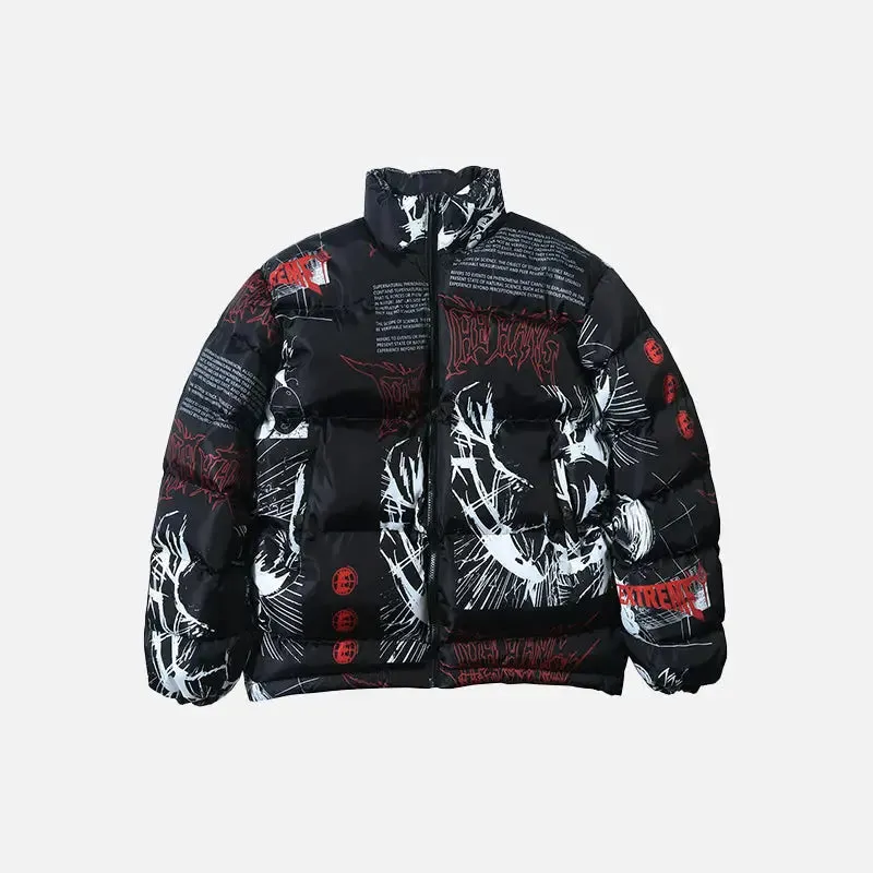 Japanese Street Puffer Y2K Jacket for Fashion-Forward Style