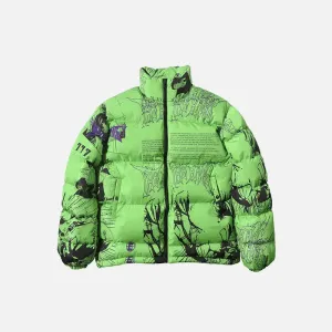 Japanese Street Puffer Y2K Jacket for Fashion-Forward Style