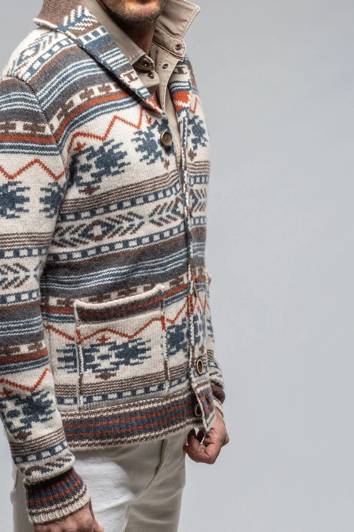 Jekyll Navajo Shawl Jacket In Natural