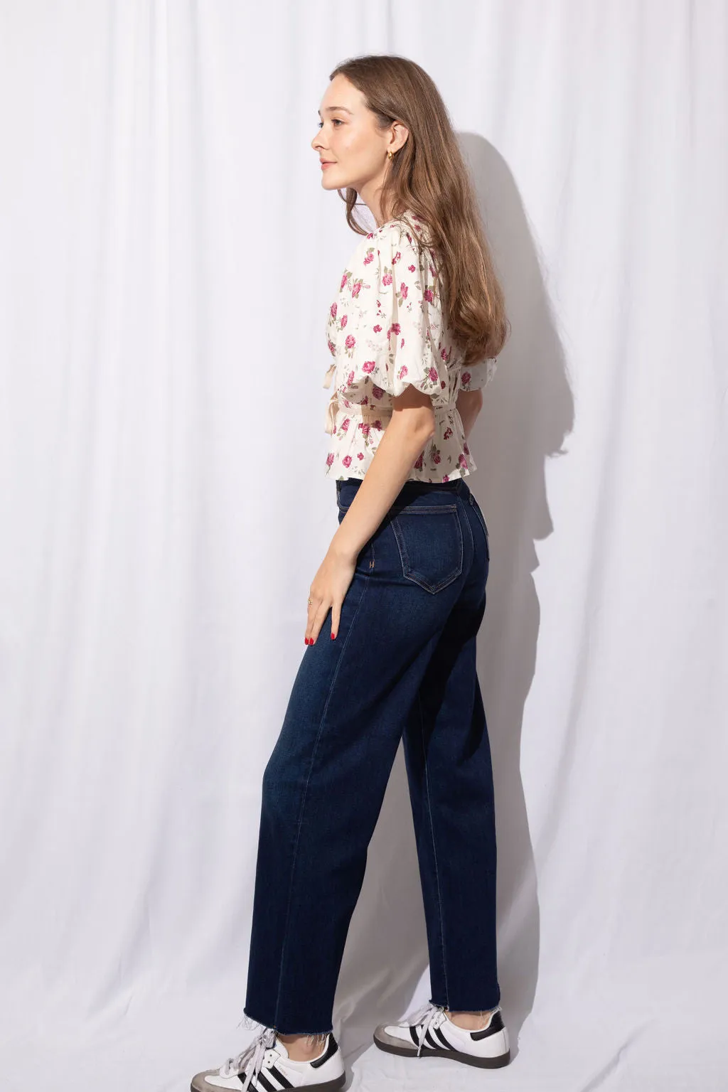 Joan Peplum Top