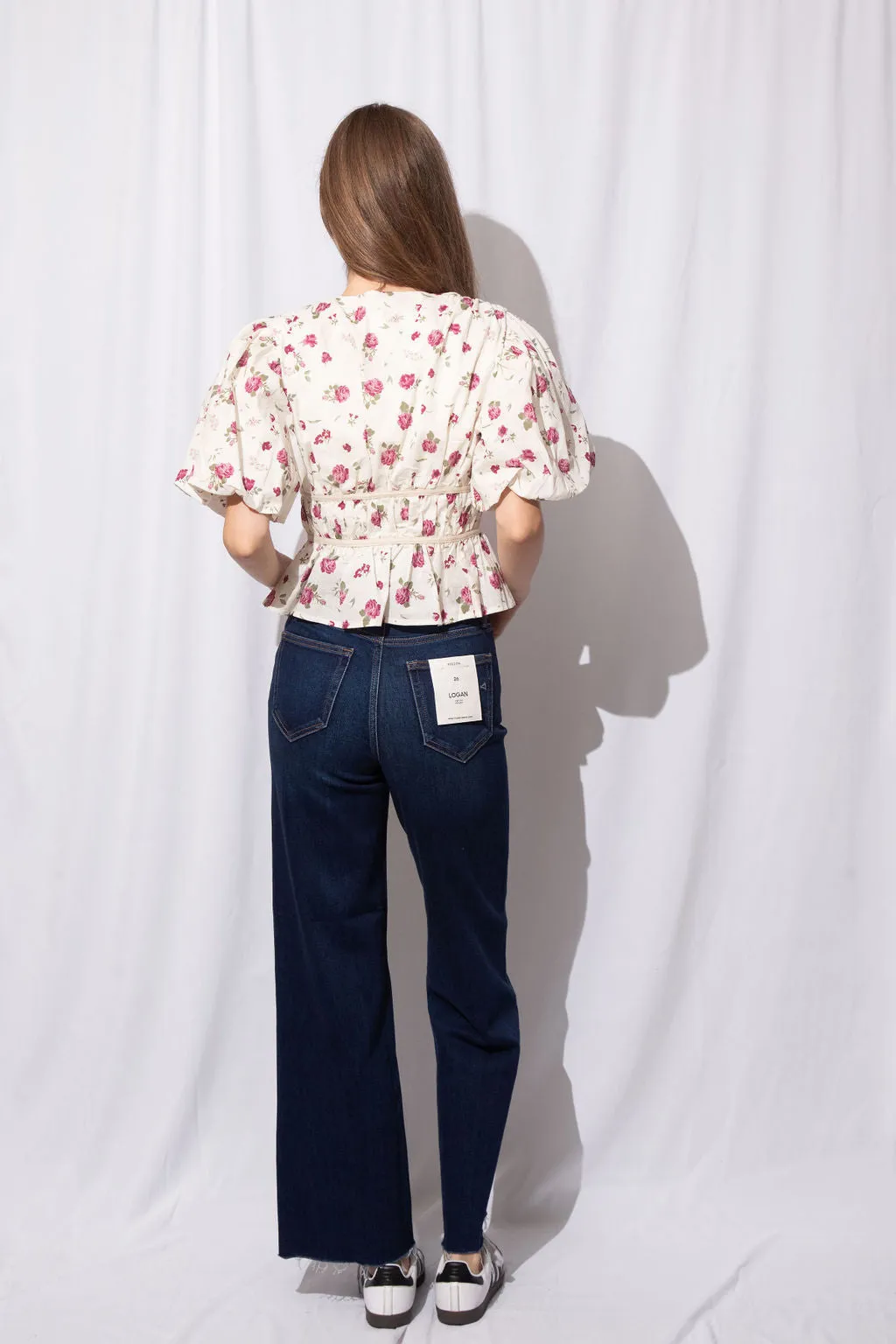 Joan Peplum Top