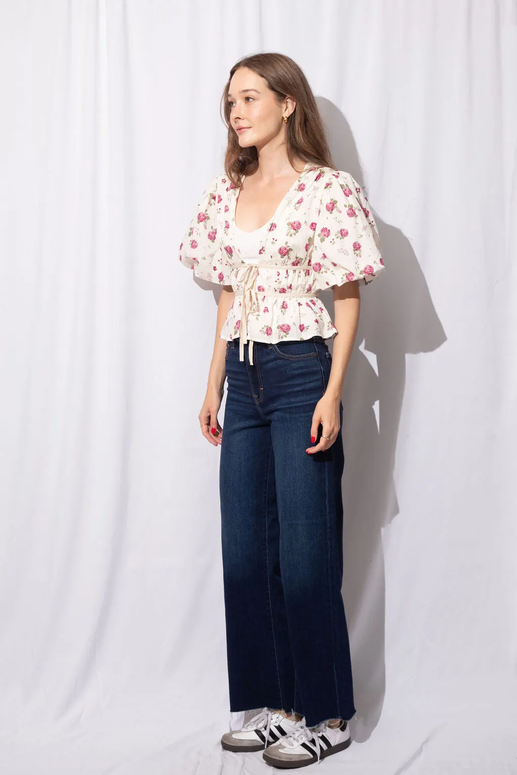 Joan Peplum Top