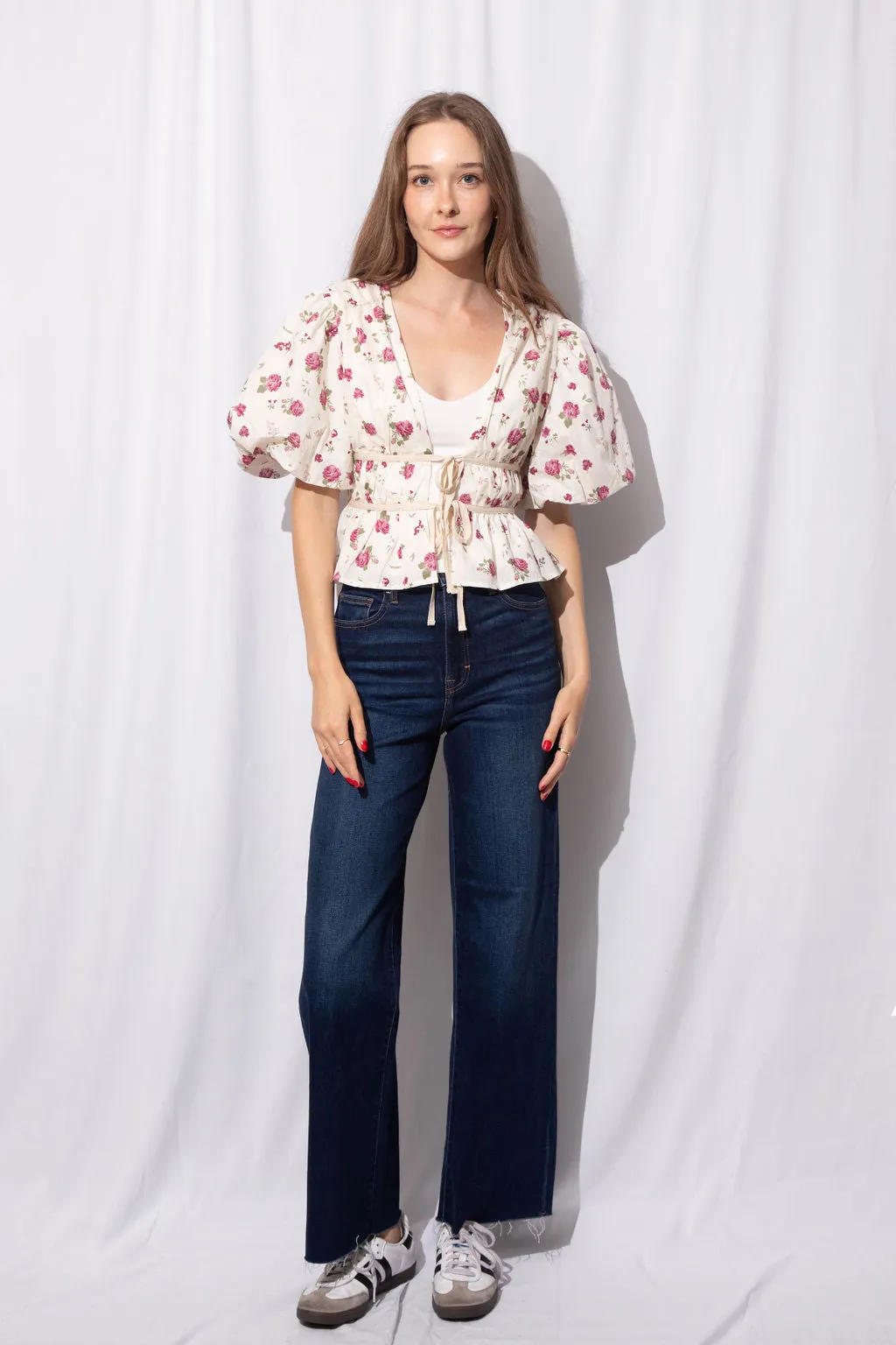 Joan Peplum Top