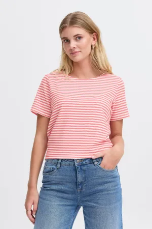 Josie Tee | Teaberry Stripe