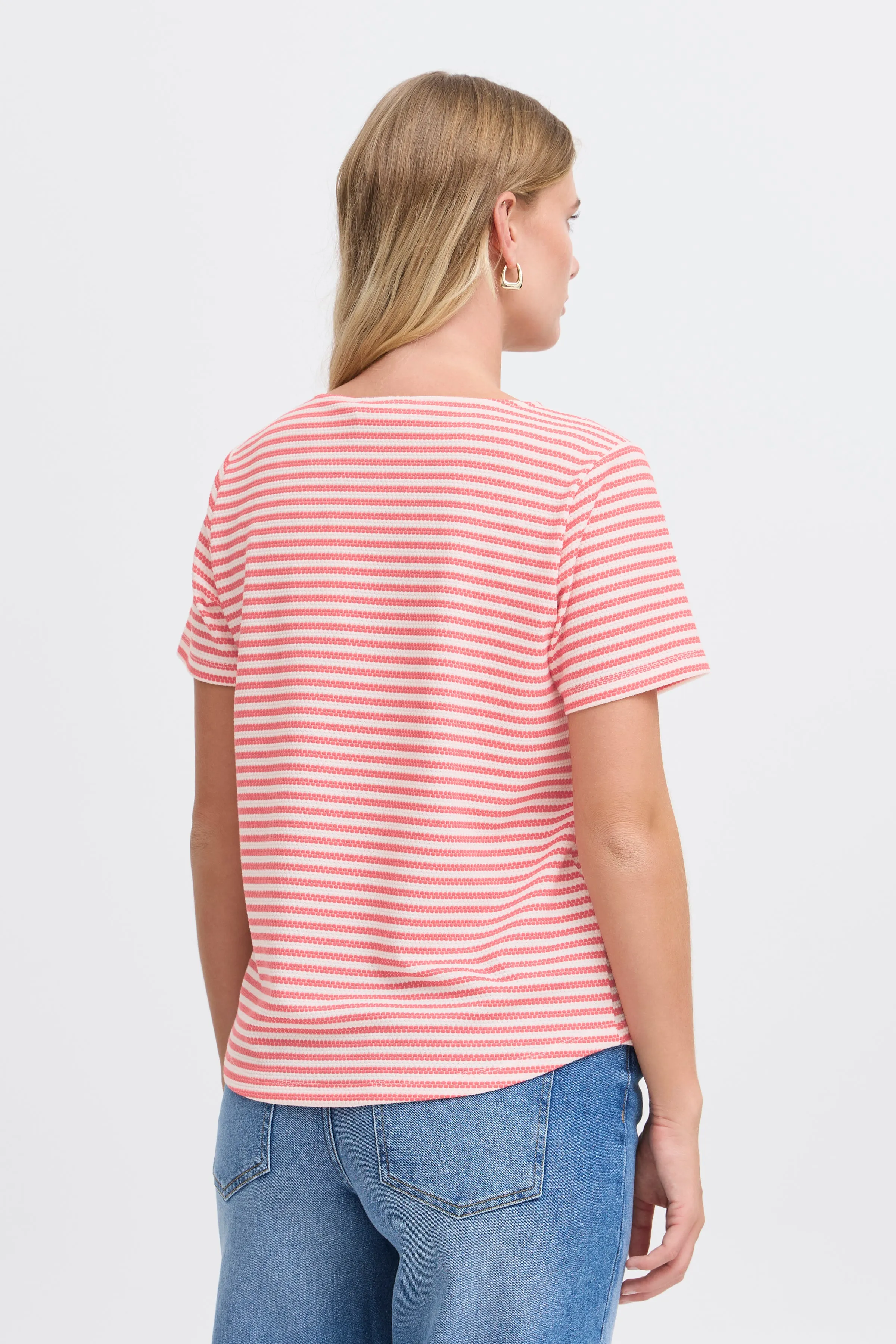 Josie Tee | Teaberry Stripe