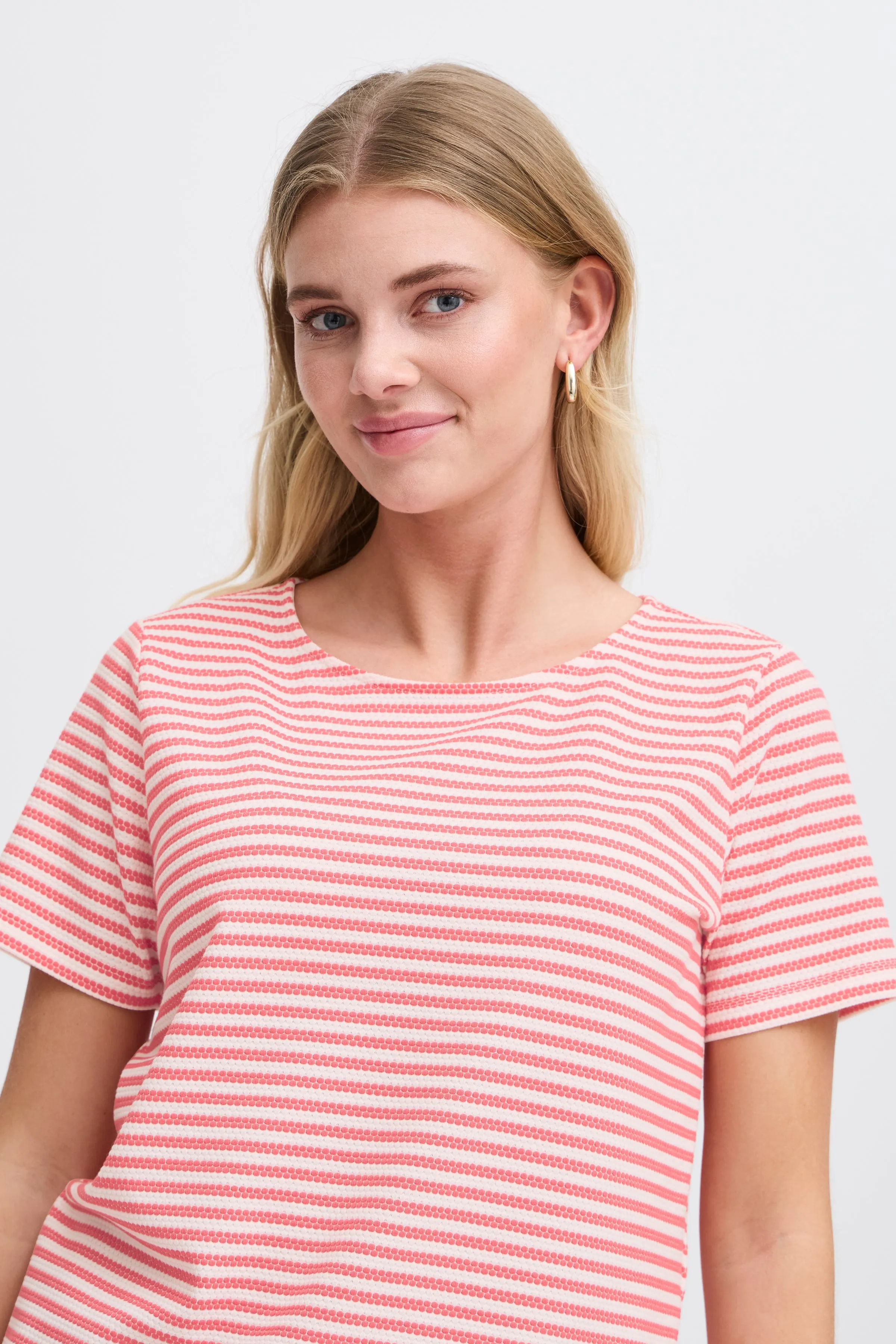 Josie Tee | Teaberry Stripe