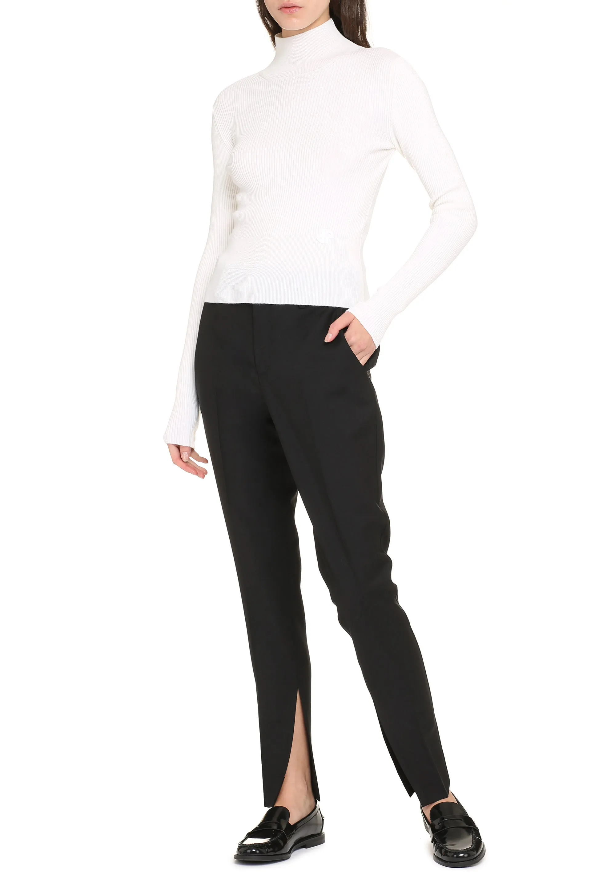 Jumper turtleneck merino wool sweater