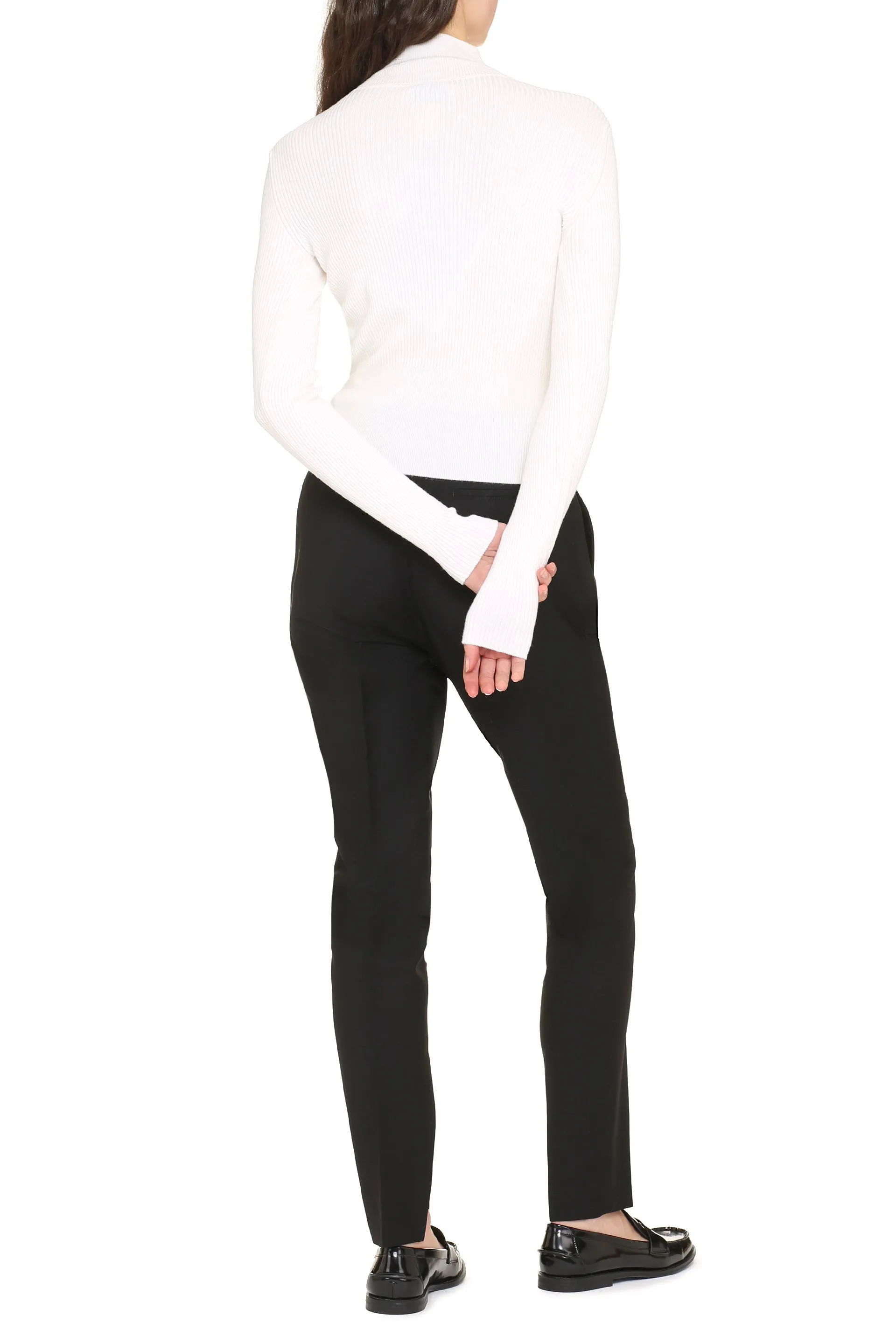 Jumper turtleneck merino wool sweater