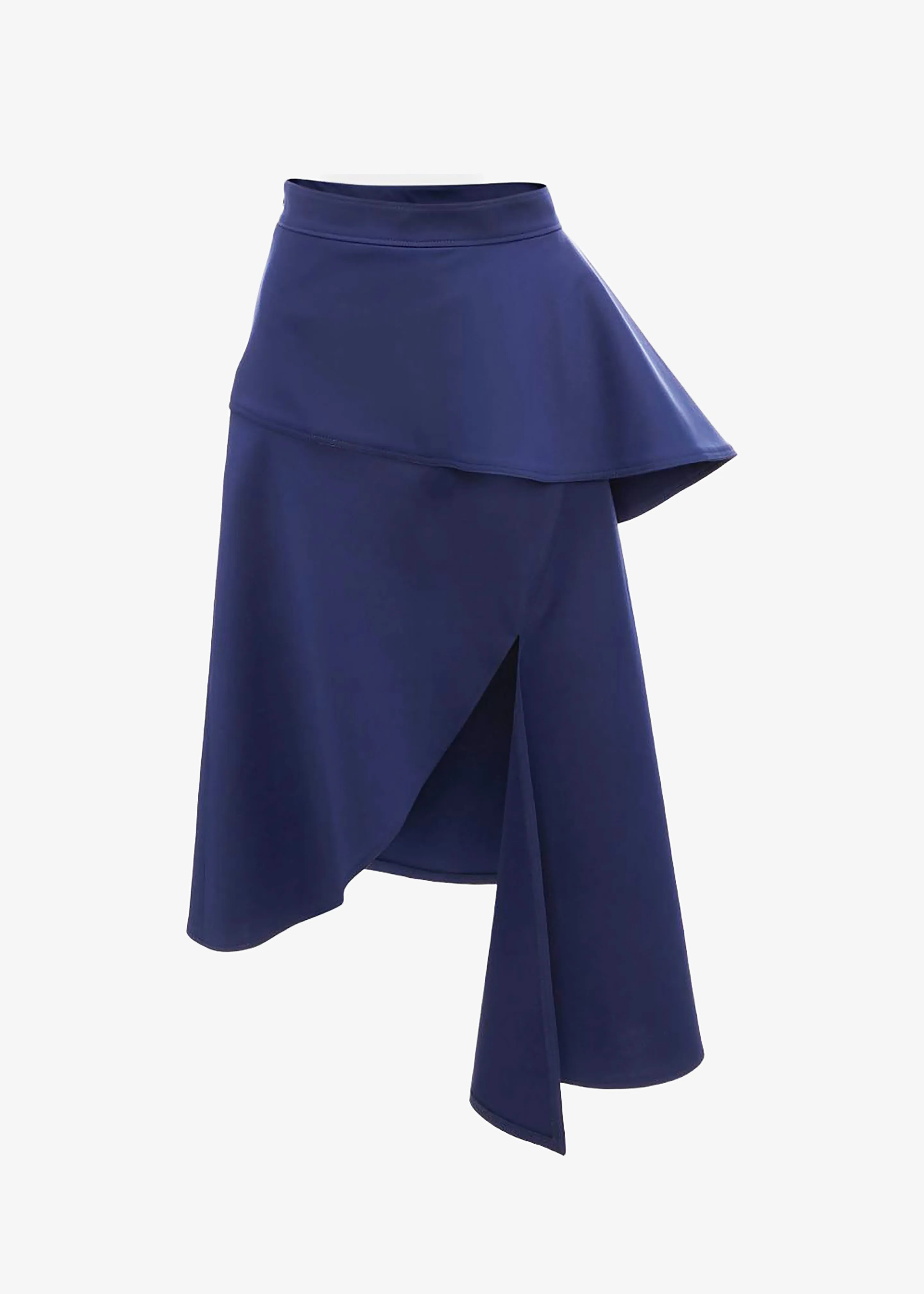 JW Anderson Peplum Slit Skirt - Oxford Blue