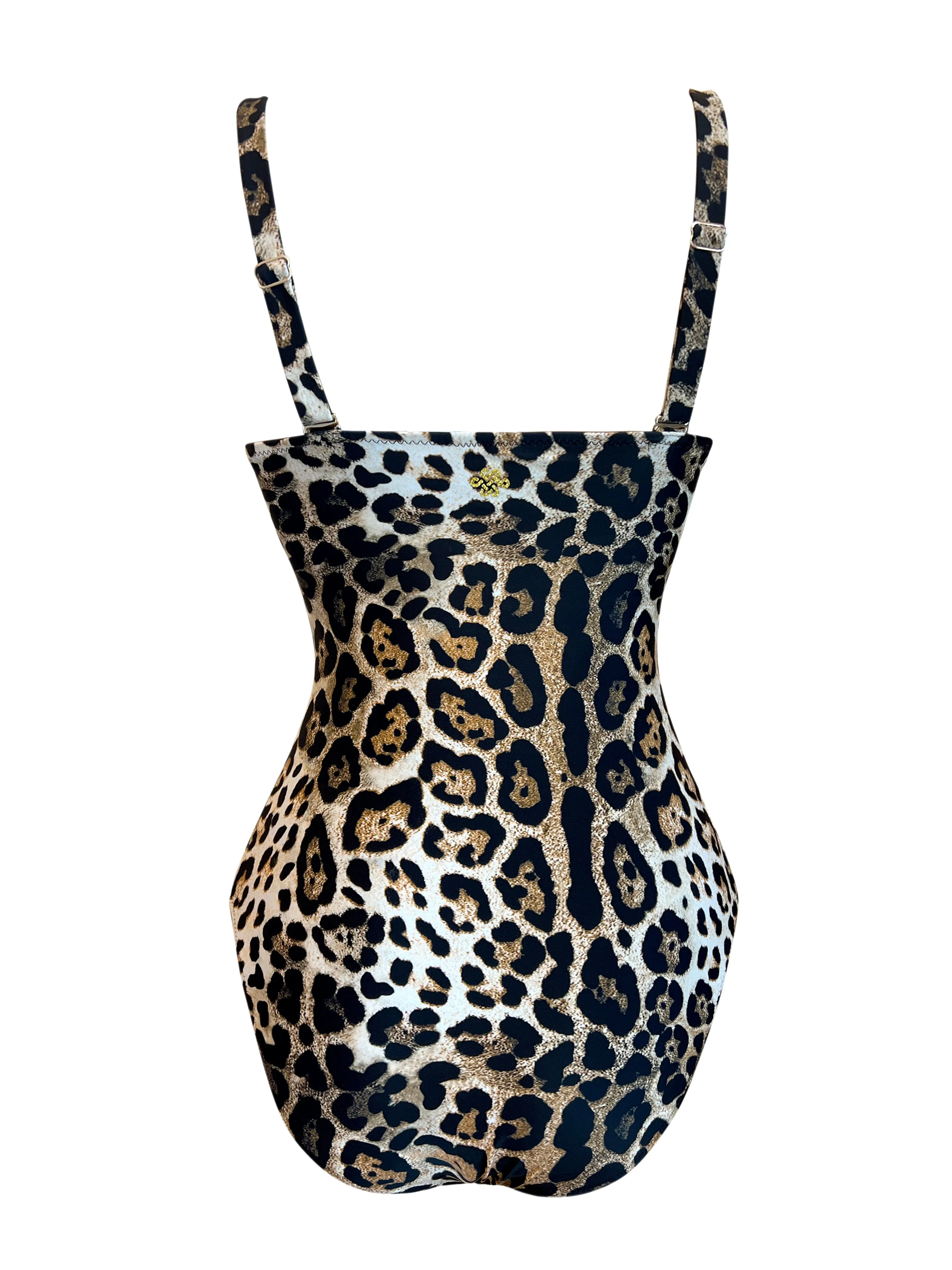KAANDA CLASSIC Cheetah Balconet  One Piece with Removable Straps