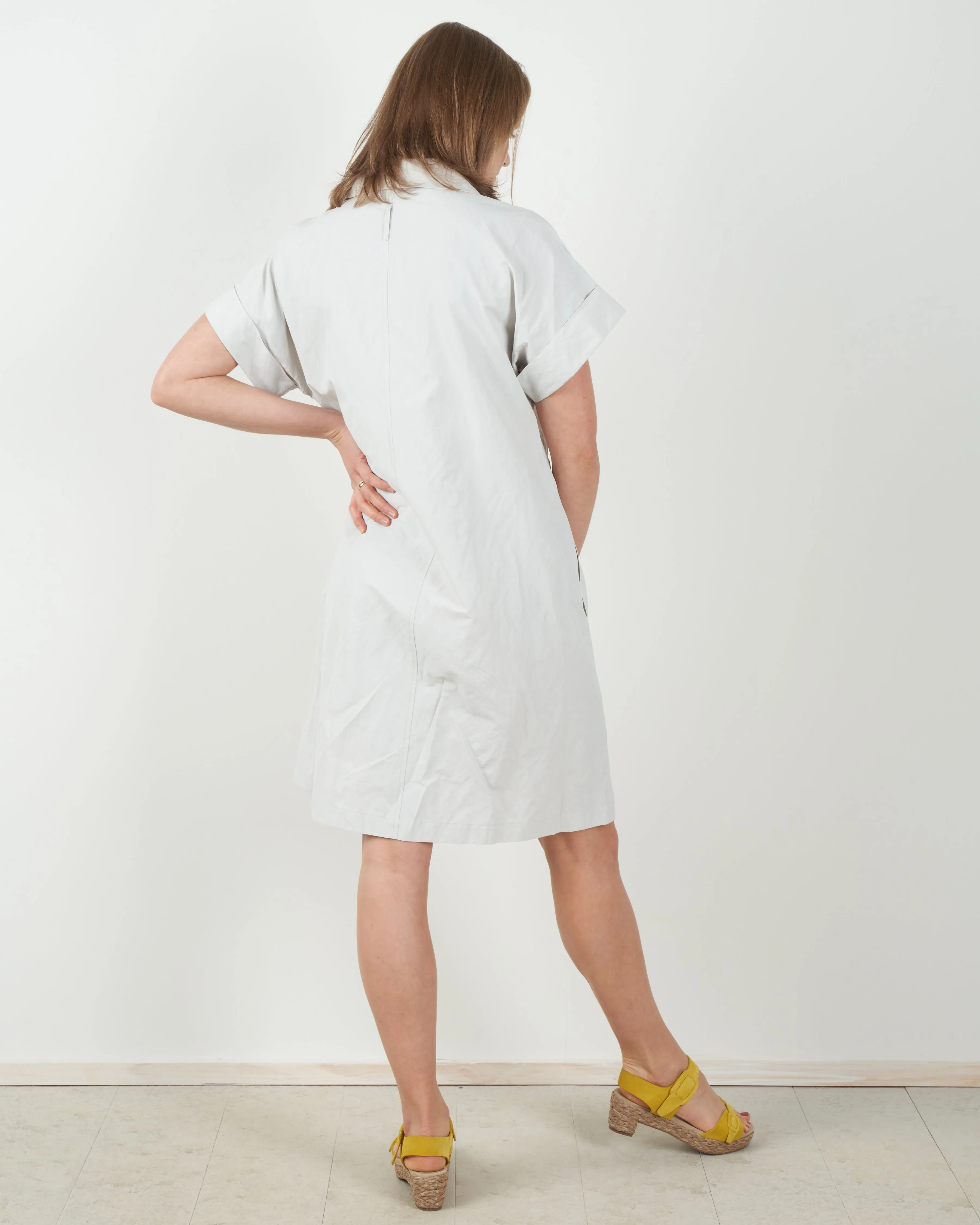 kimono dress - stone