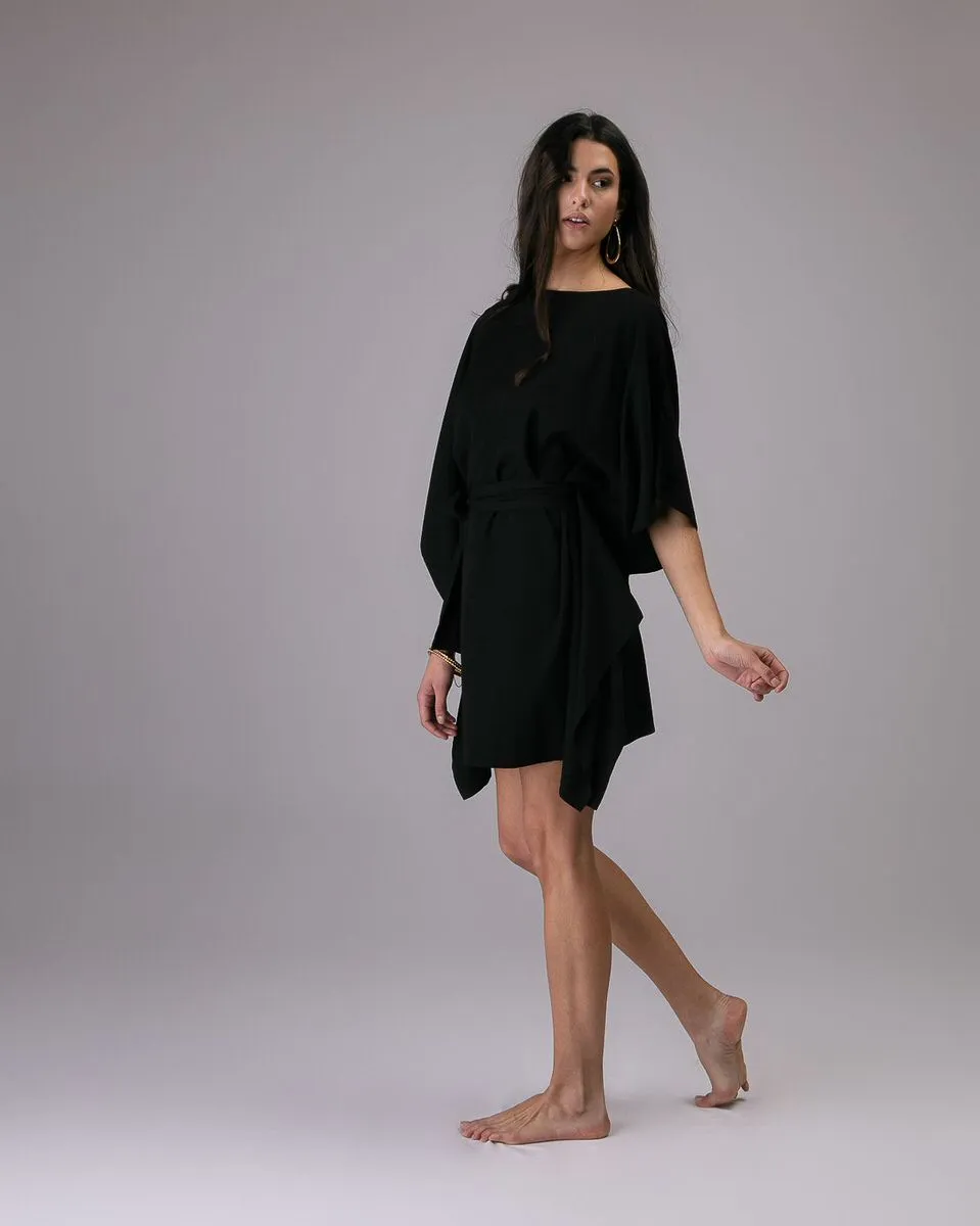 KIMONO SHORT DRESS