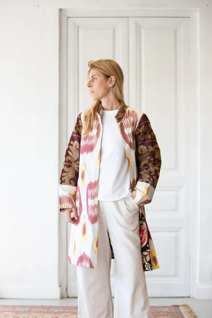 Kimono Suzani   ikat