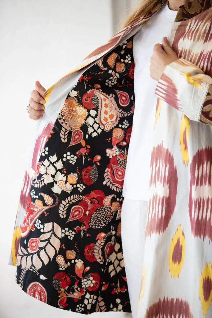 Kimono Suzani   ikat