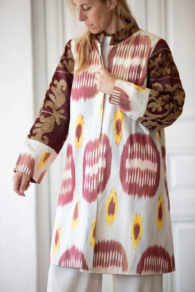 Kimono Suzani   ikat