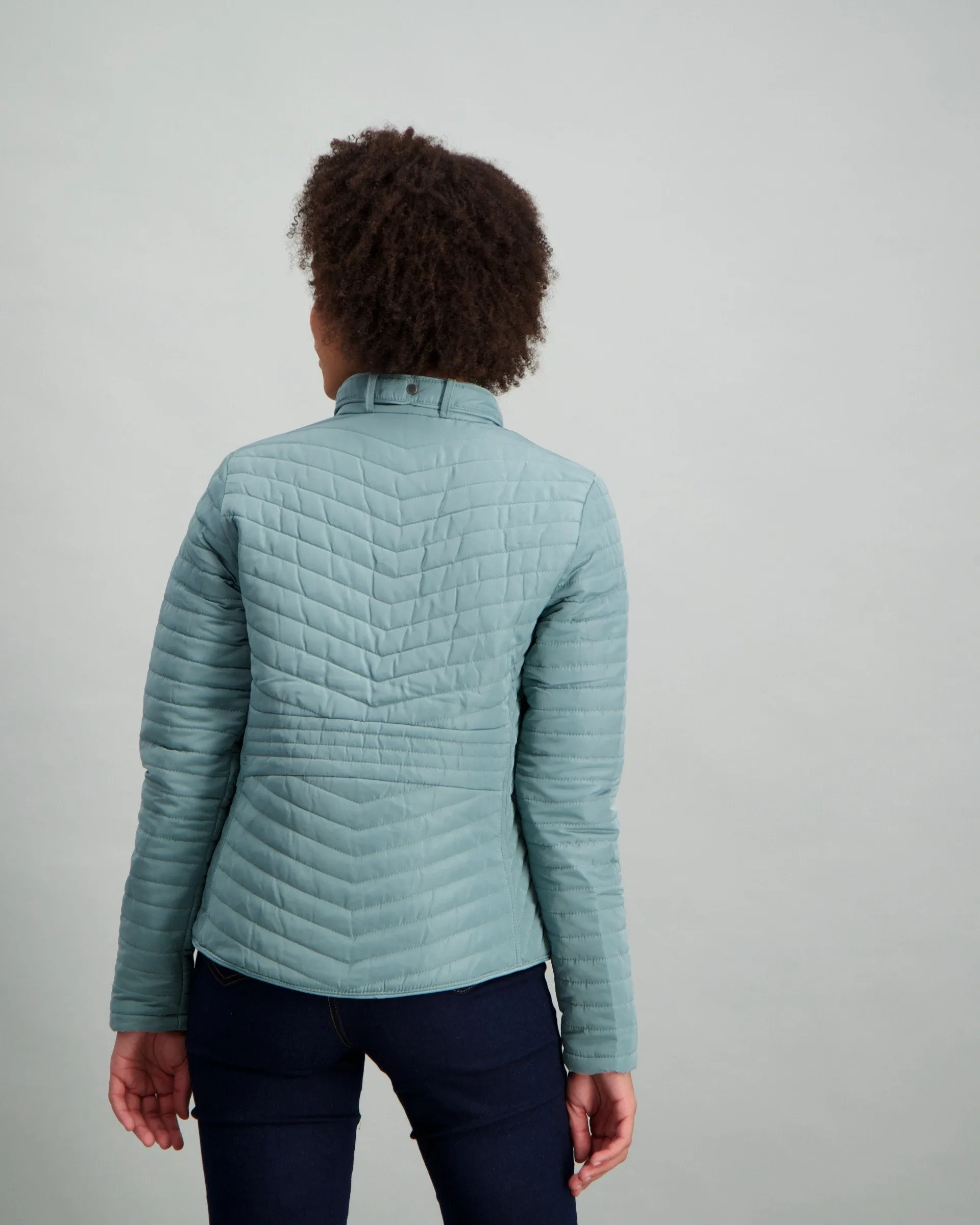 Ladies-Basic Puffer - Mint