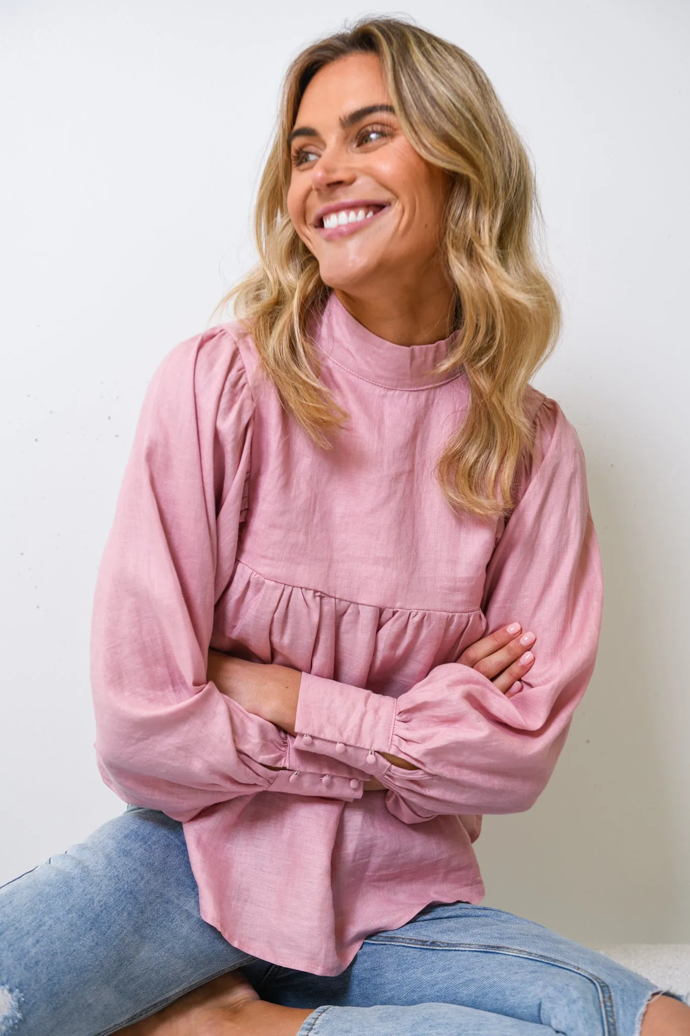 LAUREN BLOUSE - PINK