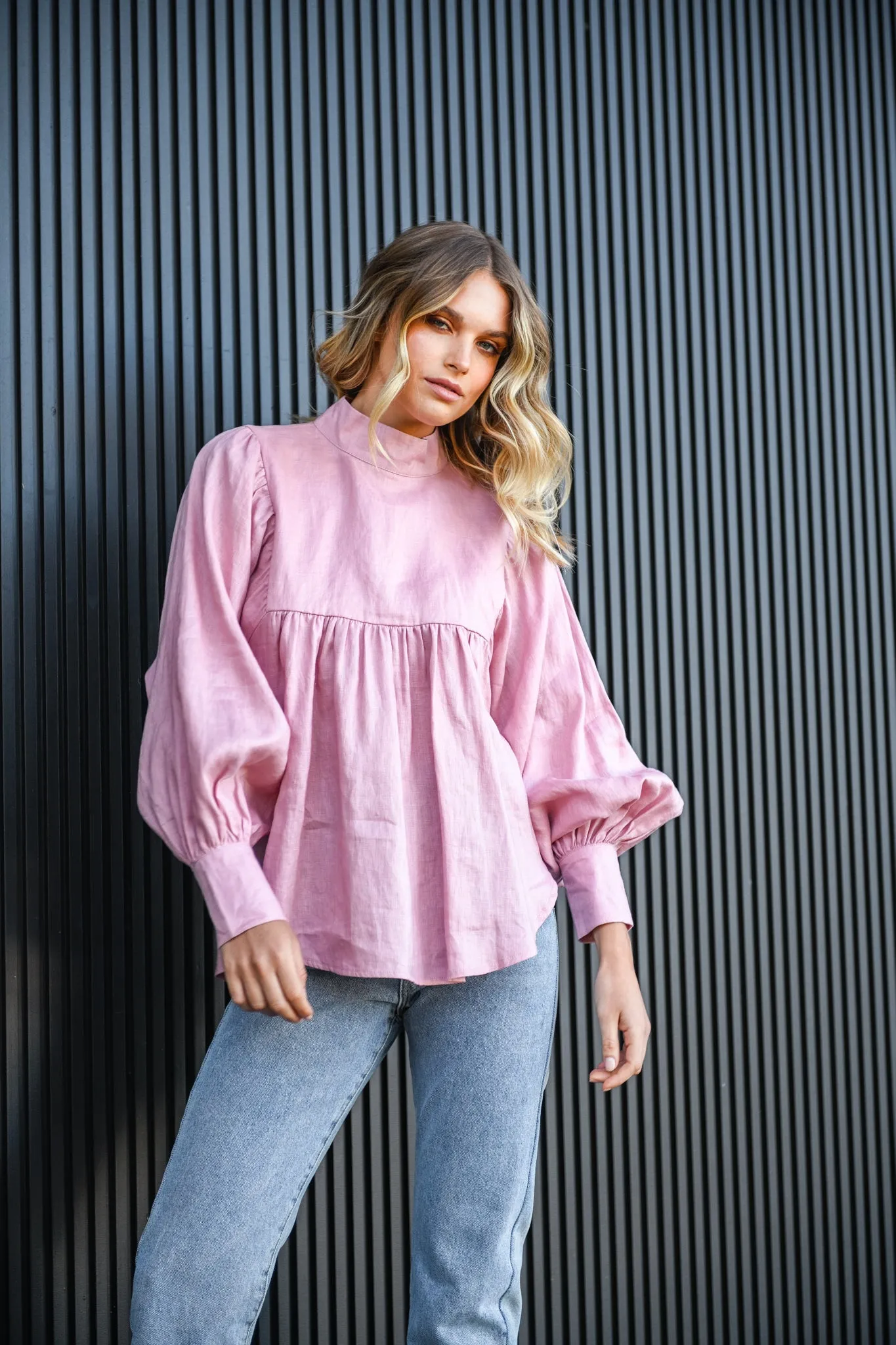 LAUREN BLOUSE - PINK