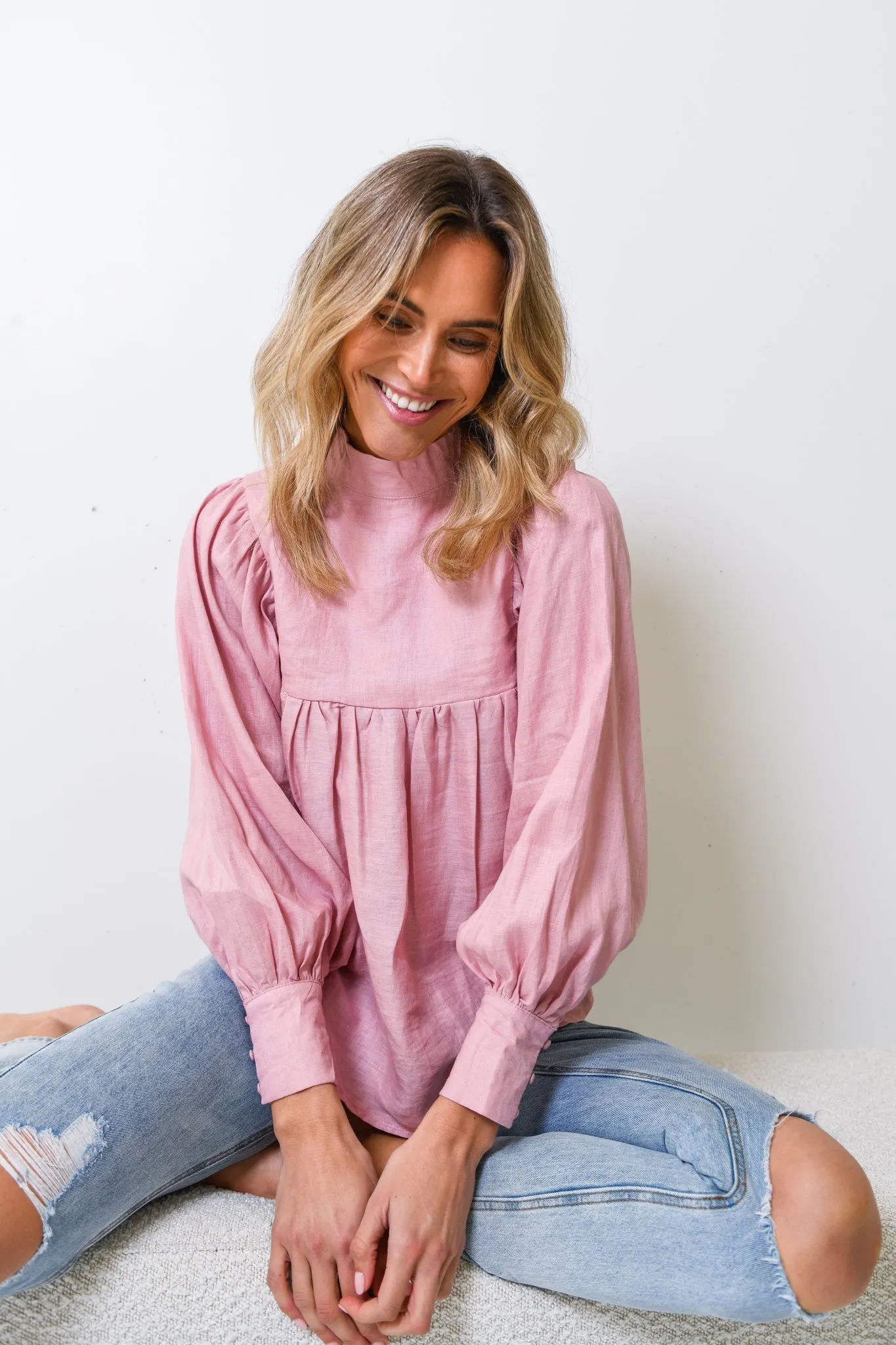LAUREN BLOUSE - PINK