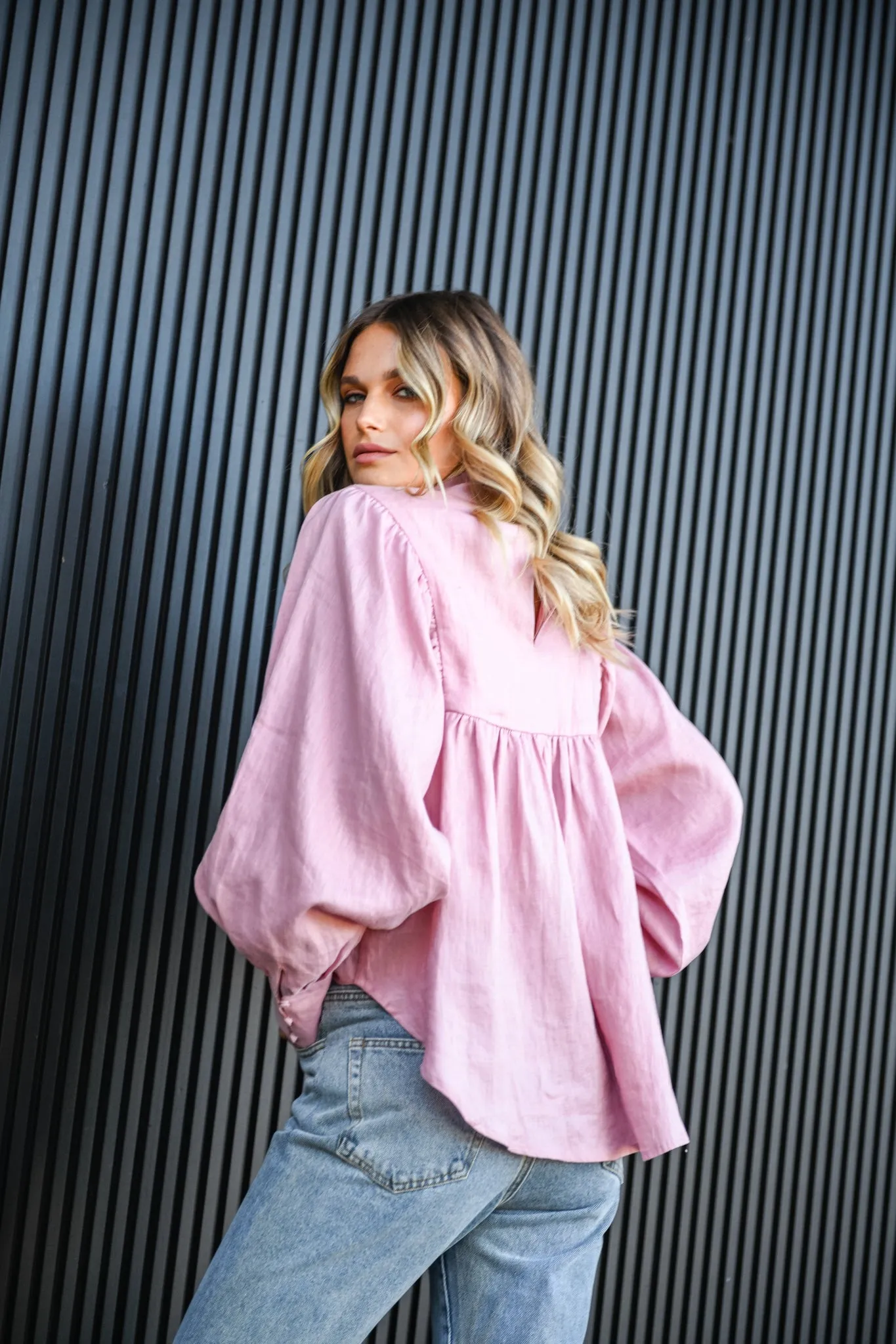 LAUREN BLOUSE - PINK