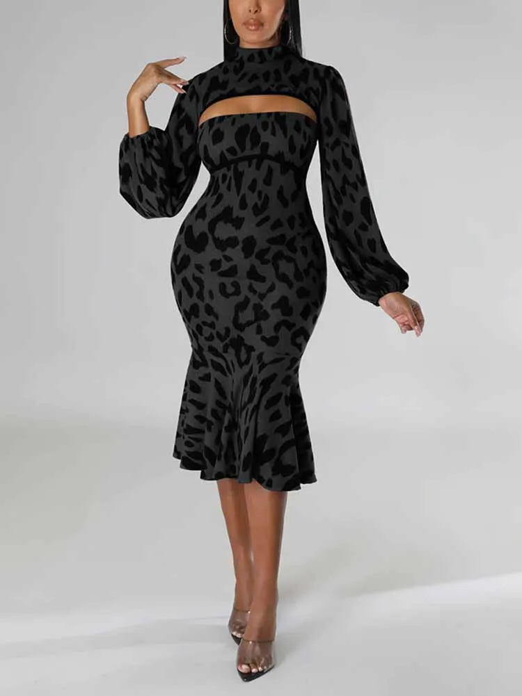 Leopard Print Dress